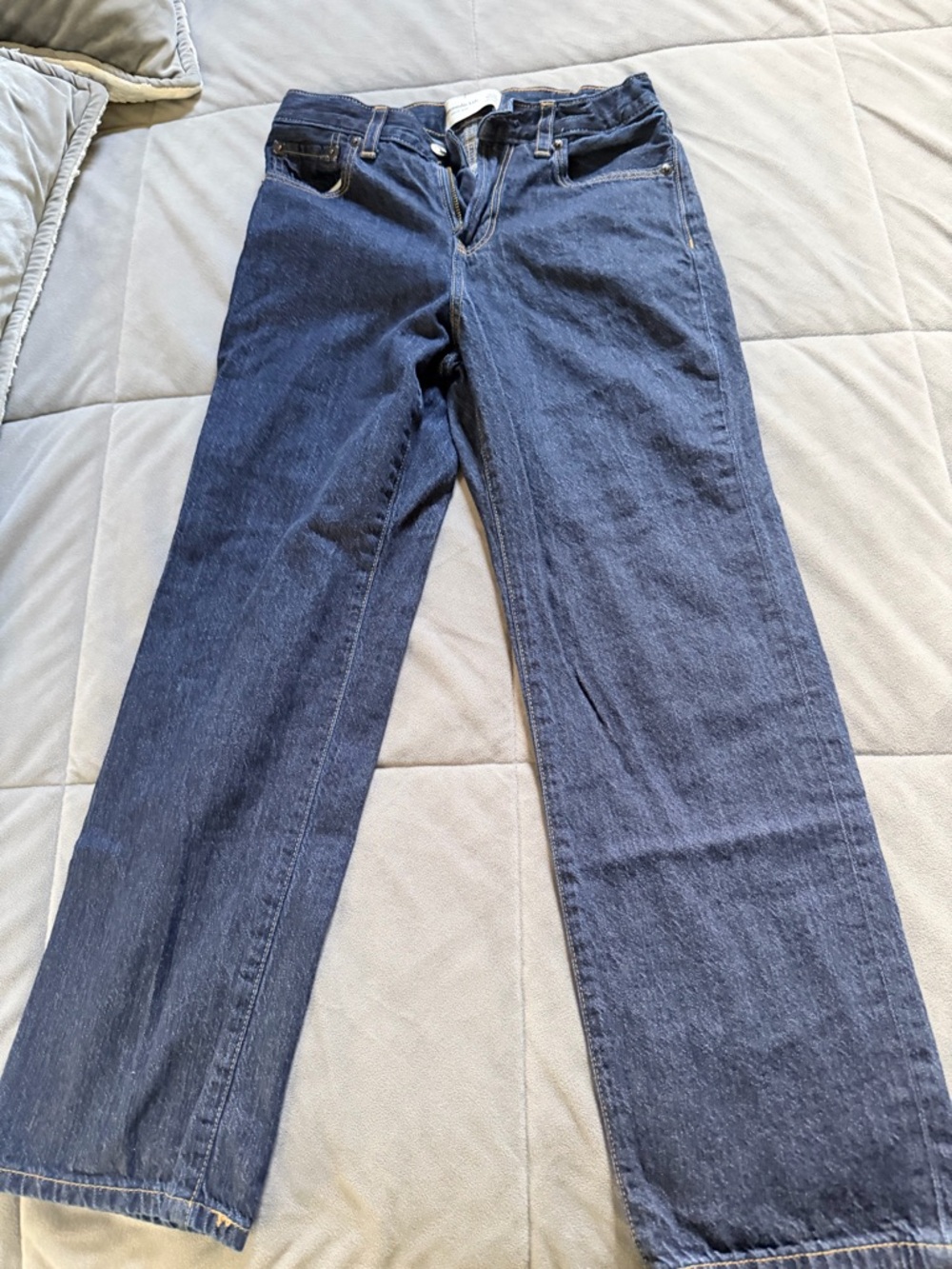 abercrombie kids Navy Straight-Leg Jeans